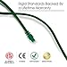 GearIt 20-Pack, Cat5e Ethernet Patch Cable 3 Feet - Snagless RJ45 Computer LAN Network Cord, Green [Lifetime Warranty]