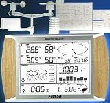 Eigenschaften Elecsa GmbH  / ECHTHOLZ USB TOUCHSCREEN Wetterstation Regen+Windmessung original ELECSA 6976