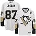 Reebok Pittsburgh Penguins #87 Sidney Crosby White Premier Hockey Jersey