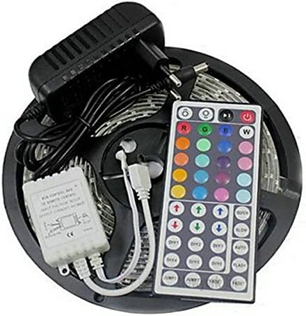 Osled 5m 3528 SMD Rgb Led Strip Light and 44key Remote Controller and 3a Power Supply (Ac110-240v)