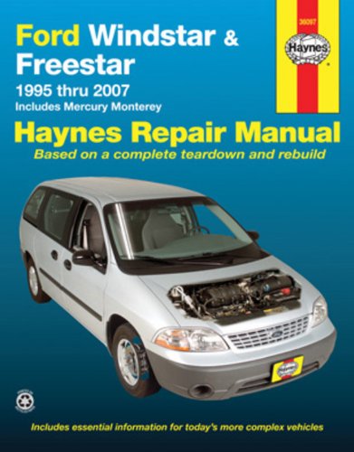 ford windstar  freestar 1995 2007 repair manual haynes repair manual