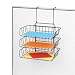 Fellowes 75310 Wire partition additions triple tray, side-load, letter size, black
