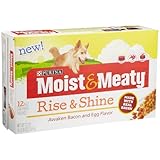 Moist and Meaty Rise and Shine (6-Ounce) Dog Food, 12-Count Pouches (Pack of 3)