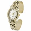 Geneva Platinum Womens Filligree Cuff Watch
