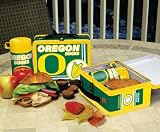 OREGON DUCKS Team Logo Tin Metal LUNCH BOX & THERMOS (7 x 8 1/2 x 4) by Memory Company