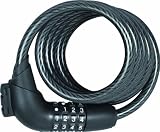 ABUS Fahrradschloss Tresor 1350/185 KF, schwarz, 185 cm