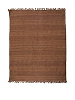 ICONS CORNER Alfombra Efecto Desgastado (Marrón)