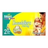 Pampers Swaddlers Diapers, Size 2 (12-18 Lbs), 84 Swaddlers