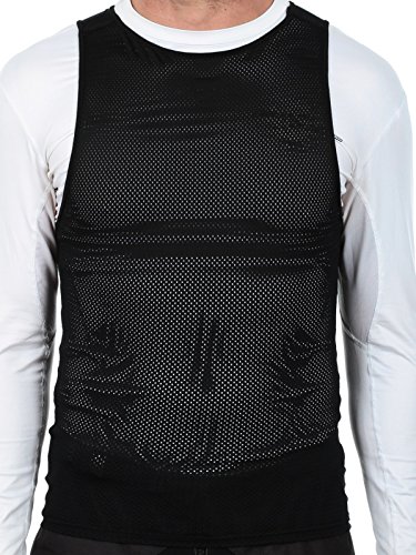 six six one Blaster Sleeveless Under Protector (Black, Small/Medium)