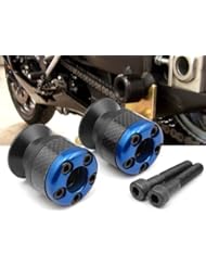 Automotive Parts and Accessories: blue CNC Aluminum Carbon Fiber Swing Arm Spool Sliders Protector Fit For Honda VFR800 2002-2009 - GAO
