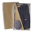 Ear Mitts and Great Gloves!TM Gift Set: Heather Grey KNIT Gloves with Heather Grey Ear Mitts (Solid or USA)