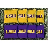 NCAA Replacement Corn Filled Cornhole Bag Set NCAA Team: Louisiana State University Tigers