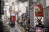 Produkt-Bild: 1art1 51481 New York - Times Square, Werbeplakate Taxis Poster 91 x 61 cm