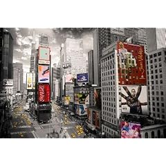 1art1 51481 New York - Times Square, Werbeplakate Taxis Poster 91 x 61 cm
