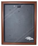 NFL Baltimore Ravens Cabinet Style Jersey Display -Brown