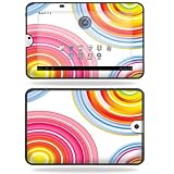 Protective Vinyl Skin Decal Cover for Toshiba Thrive 10.1 Android Tablet Skins Lollipop Swirls