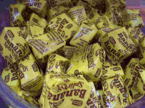 Candy, Banana Split Chews, 240 pieces per unit by Candy Zone