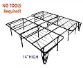 New innovated box spring alternative, steel bed Frame (Queen and King), metal frame,