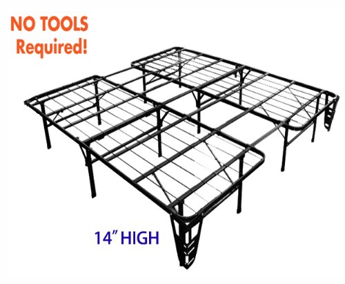 New innovated box spring alternative, steel bed Frame Queen and King, metal frame,