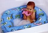 Leachco Bath &acute; N Bumper - Cushioned Bath Tub - Blue Fish - cod. B00005CFA8