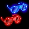 Partybrille Jalousie mit LED