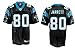 Dwayne Jarrett Carolina Panthers NFL Equipment Black Replica Football Jersey By Reebok (S=36)