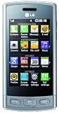 LG GM360 Viewty Plus Smartphone (7,6 cm (3 Zoll) Display, Touchscreen, 5 Megapixel Kamera) metallic silber