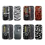 Premium Designs Cell Phone Hard Cover Case for Lg Rumor 2 Lx265 (Choose From 6 Designs; Black/silver Stars, Carbon Fiber, Leopard, Pink/white Zebra, Purple/white Zebra, Black/White Zebra)