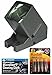 Medalight 35mm Desk Top Portable LED Negative and Slide Viewer + AA Batteries + Microfiber Cleaning Cloth