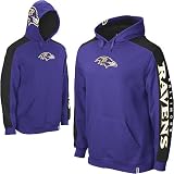 Baltimore Ravens Ascent 2009 Sideline Drift Full Zip Fleece Hooded Jacket - Medium