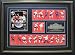 Jean Beliveau Signed 8x10 Deluxe Frame Canadiens W/Tallboy Cards