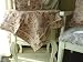 Royal Collect Faux Suede Roses Table Cloth 59x72
