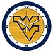 West Virginia Mountaineers Suntime 12 Dimension Glass Crystal Wall Clock - NCAA College Athletics