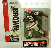 McFarlane Sportspicks - 2006 - NFL Legends - Series 2 - Jim Brown Action Figure - Cleveland Browns - Limited Edition - Mint - Collectible