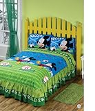 Disney Mickey Mouse Soccer Bedspread Bedding Set Full