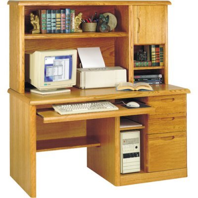 Buy Cheap Martin Waterfall Computer Desk and Hutch - MAI072