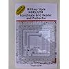Improved Military UTM/MGRS Reader & Protractor "Super GTA"