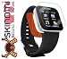 Skinomi TechSkin – Sony Smartwatch Screen Protector Ultra Clear Shield + Light Wood Fiber Full Body Protective Skin + Lifetime Warranty
