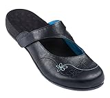 Orthaheel Jane Orthotic Mules with Floral Detail