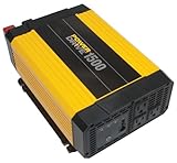 PowerDrive RPPD1500 1500-Watt DC to AC Power Inverter with USB Port and 3 AC Outlet