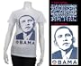 AMAZING Barack Obama Speech Women's T-shirt XXL - Obama's Face Created Out of His Famous "Yes We Can" Speech