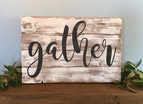 Gather Reclaimed Wood Sign