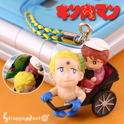 ご当地キン肉マン 関西限定Ver.根付ストラップ 京都限定 テリーマン 人力車