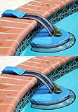 2 Swimline Hydrotools 70200 Swimming Pool Froglog Critter Saving Escape Ramps