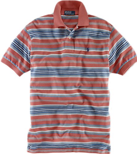 Polo Ralph Lauren Mens Classic-fit Muted Stripe Polo Shirt