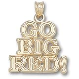 Univ Of Nebraska Go Big Red Pendant (14kt)