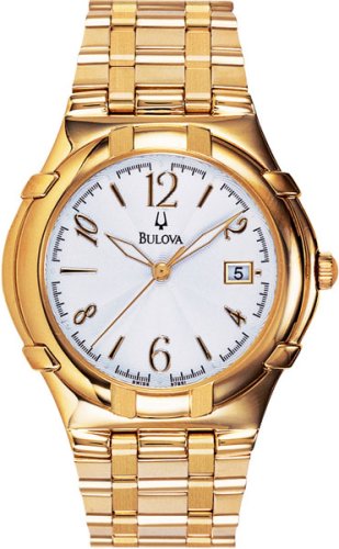 Bulova Mens Goldtone Watch 97B51, Bulova Watches, Mens Watches,Mens Bulova Watches