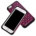 Style4U iPhone 6S Case, iPhone 6 Case, iPhone 6S / 6 Studded Rhinestone Crystal Bling Hybrid Armor Case Cover for Apple iPhone 6S / iPhone 6 with 1 HD Screen Protector and 1 Stylus [Purple/Black]