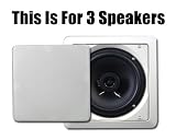 3 Acoustic Audio LC265i3PKG In Wall Home Theater Surround Speakers