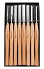 HSS 8 Piece HSS Wood Lathe Chisel Set By Stone Mountain Turning Tools SM7084